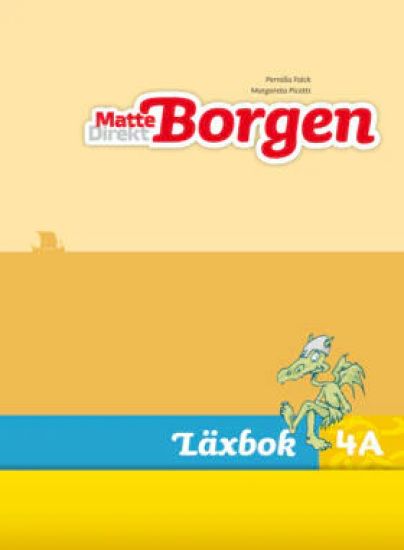 Matte Direkt Borgen Läxbok 4A Ny upplaga