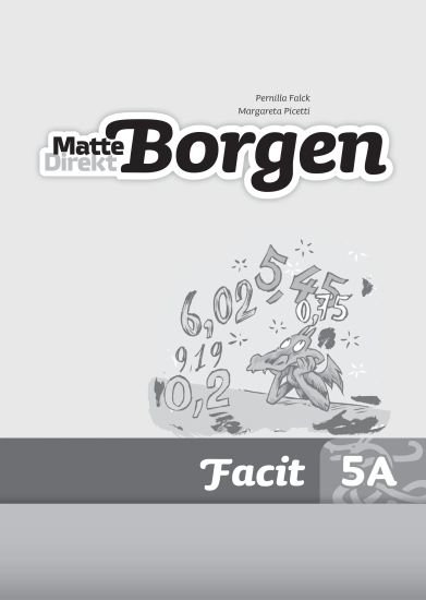 Matte Direkt Borgen Facit 5A (5-pack) Ny upplaga