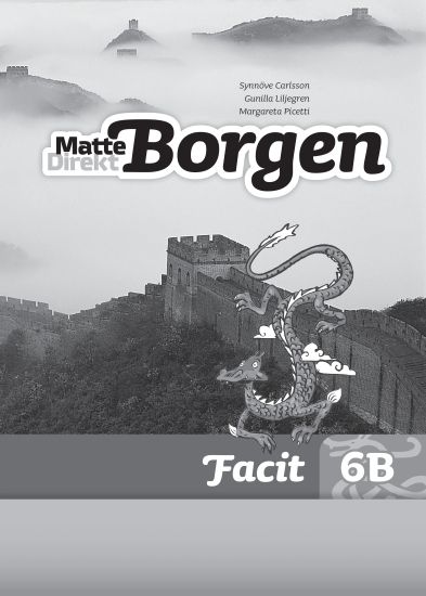 Matte Direkt Borgen Facit 6B (5-pack) Ny upplaga