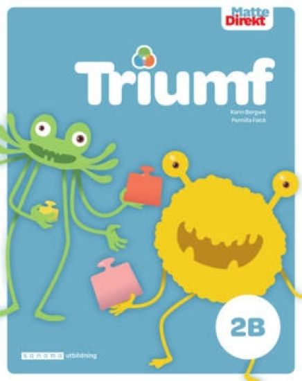 Matte Direkt Triumf 2B Elevbok röd