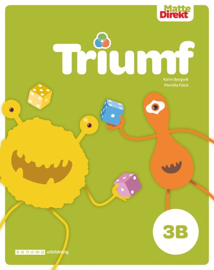 Matte Direkt Triumf 3B Elevbok röd