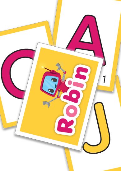 Robin kortlek Bokstavsspel (5-pack)