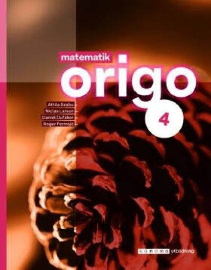Matematik Origo 4, upplaga 3