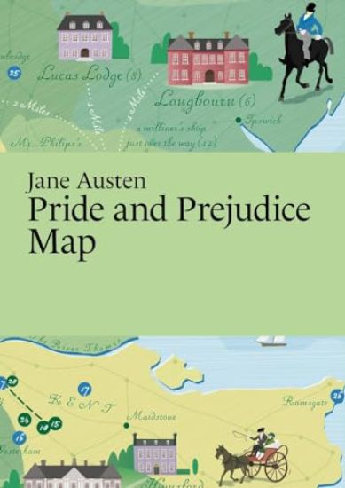 Jane Austen, Pride and Prejudice Map