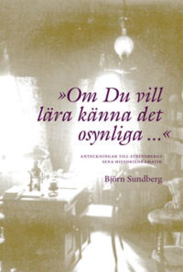 "Om du vill lära känna det osynliga..." : anteckningar till Strindbergs sena historiedramatik