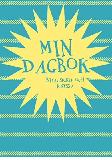 Min dagbok : rita, skriv och kryssa (blå)