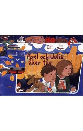 Axel och Julia åker tåg