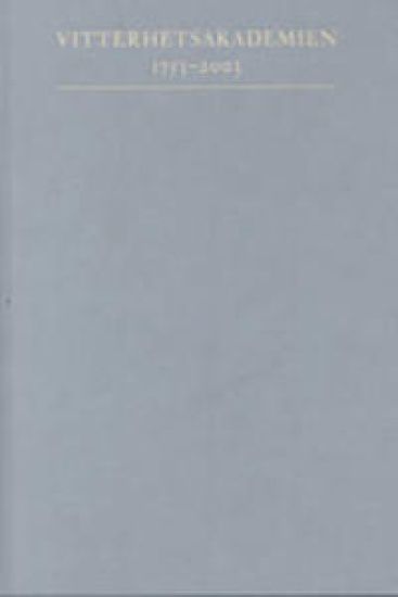 Vitterhetsakademien 1753-2003