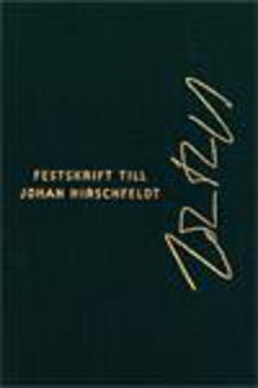 Festskrift till Johan Hirschfeldt