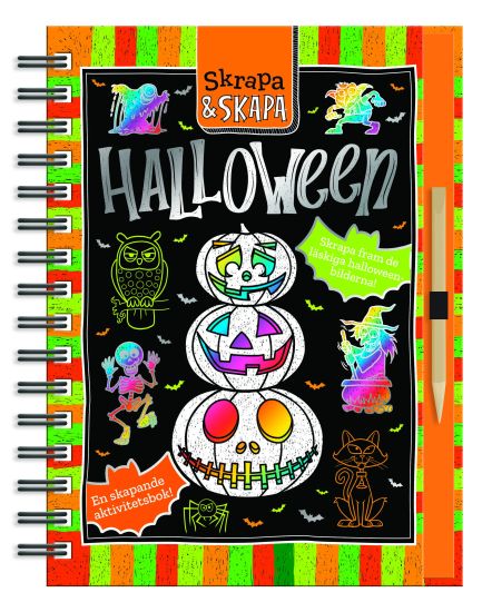 Skrapa och skapa. Halloween