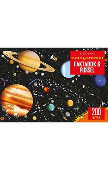Solsystemet - Faktabok och pussel 200 bitar