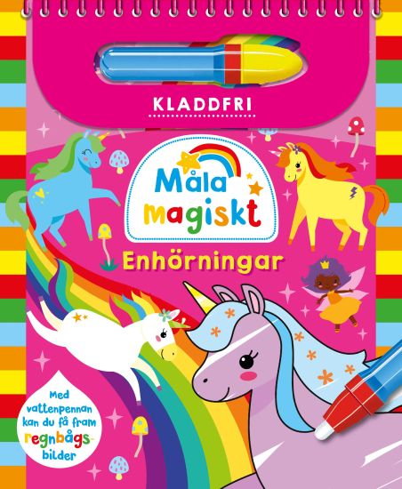Måla magiskt. Enhörningar