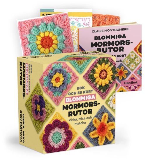 Blommiga mormorsrutor