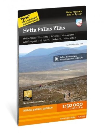 Hetta Pallas Ylläs tunturikartta 1:50 000