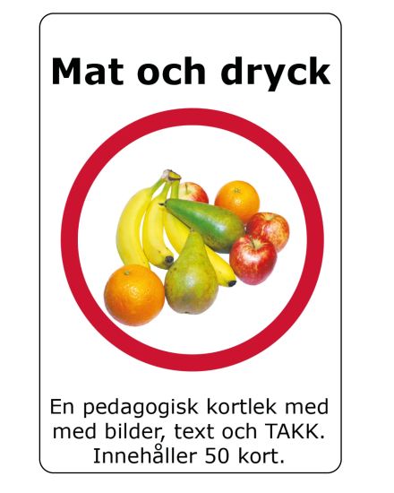 En bok med TAKK om mat