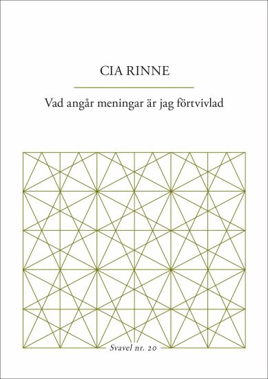 Vad angår meningar är jag förtvivlad