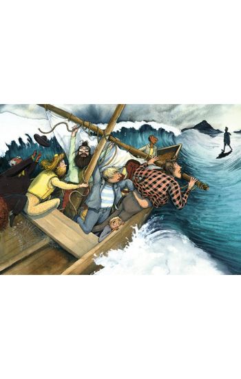 Vykort : Jesus går på vattnet 10-pack