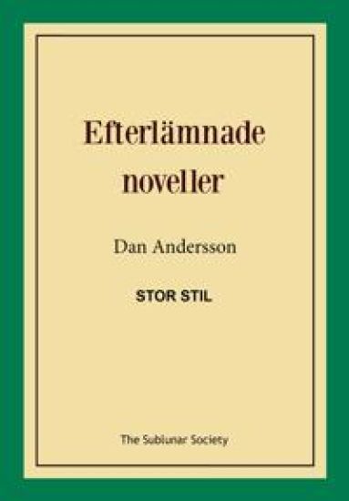 Efterlämnade noveller (stor stil)