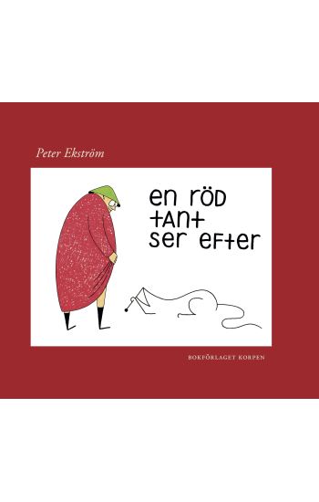 En röd tant ser efter