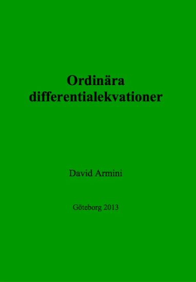 Ordinära differentialekvationer