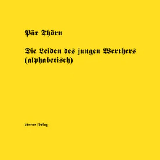 Die Leiden des jungen Werthers (alphabetisch)