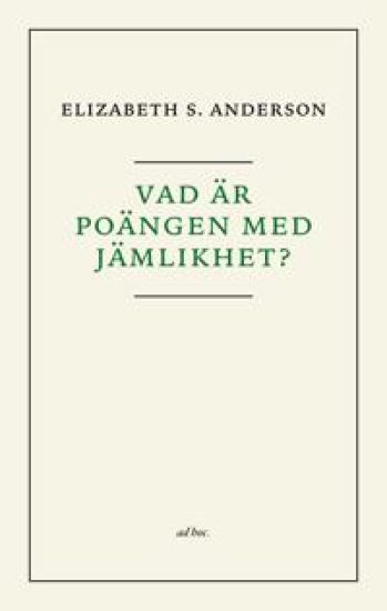 Vad är poängen med jämlikhet?