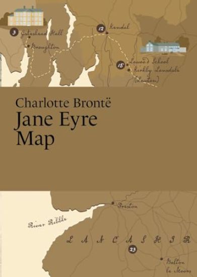 Charlotte Brontë, Jane Eyre Map