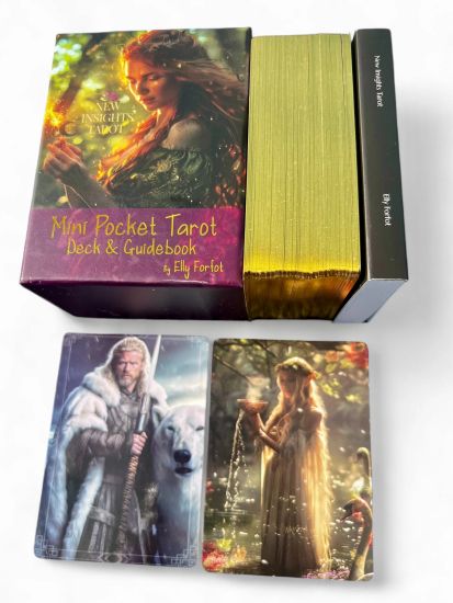 Mini Pocket Tarot- Deck & guidebok (English)