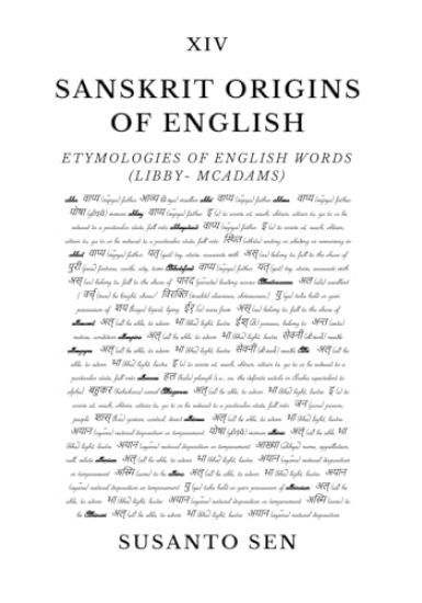 Sanskrit Origins of English: Etymologies of English Words (Libby- McAdams)