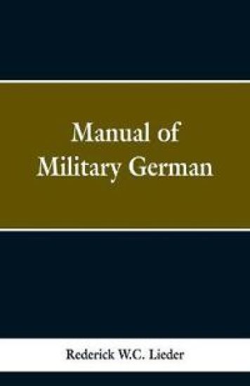 Manual of Military German