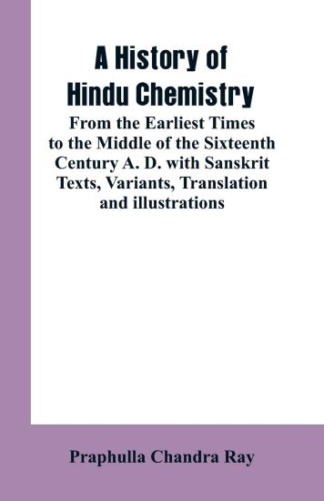 A History of Hindu Chemistry