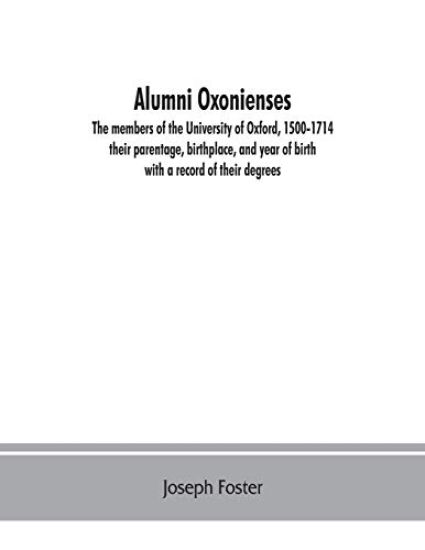 Alumni oxonienses