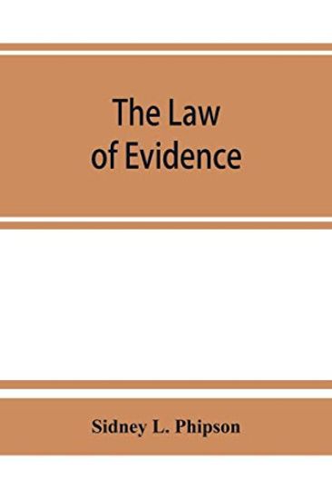 The law of evidence