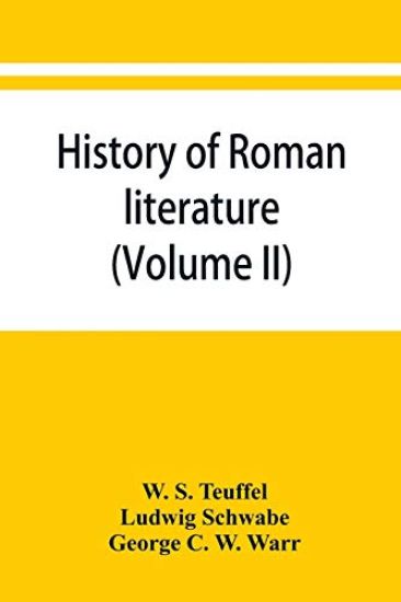 History of Roman literature (Volume II)