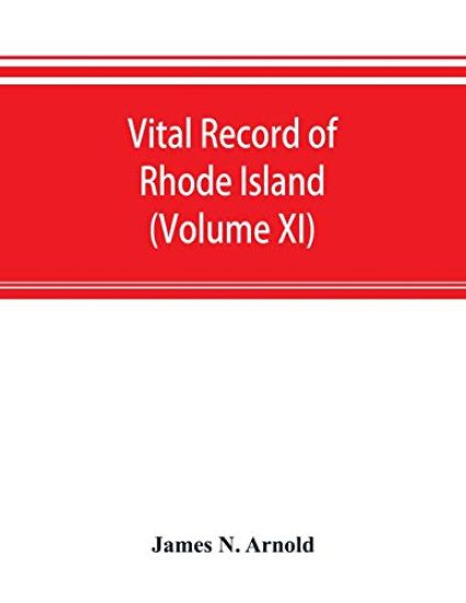 Vital record of Rhode Island