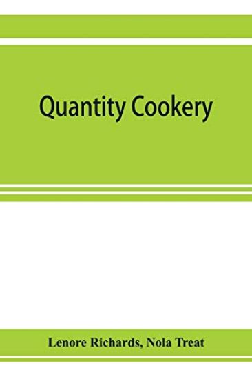 Quantity cookery