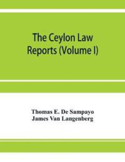 The Ceylon Law reports