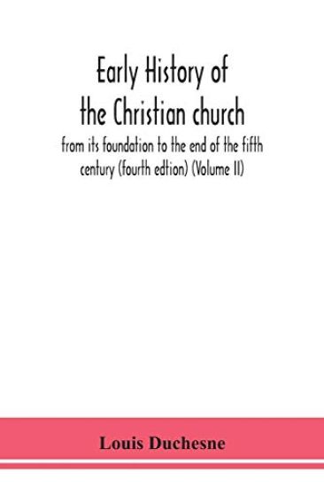 Early history of the Christian church