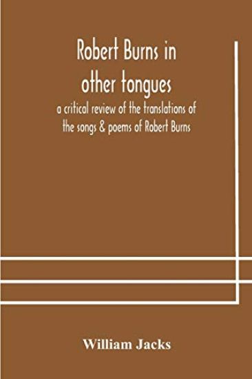 Robert Burns in other tongues