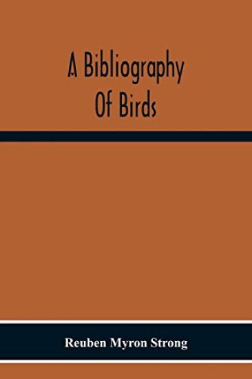 A Bibliography Of Birds