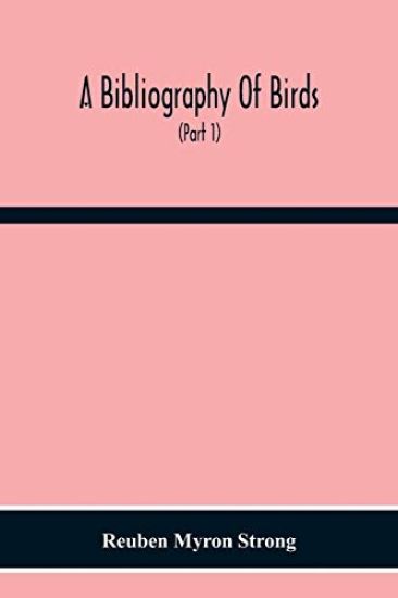 A Bibliography Of Birds