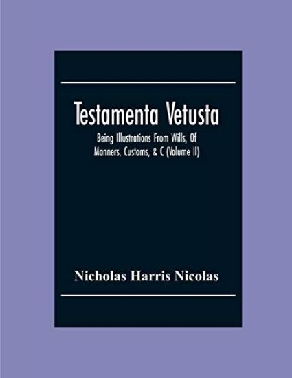 Testamenta Vetusta