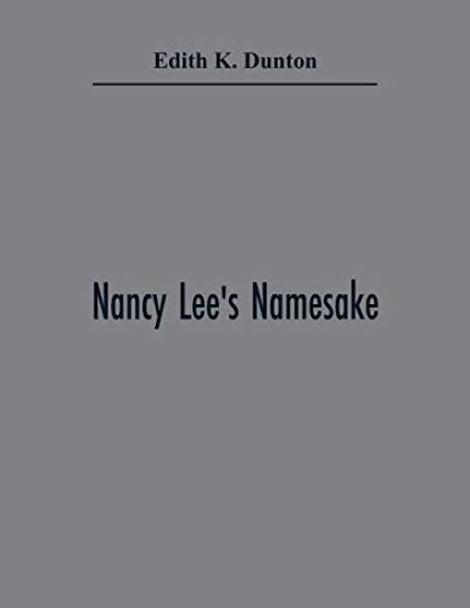 Nancy Lee'S Namesake