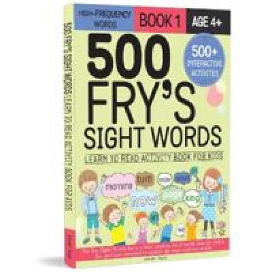 500 Fry's Sight Words: Book 1