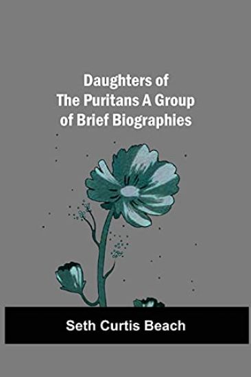 Daughters Of The Puritans A Group Of Brief Biographies