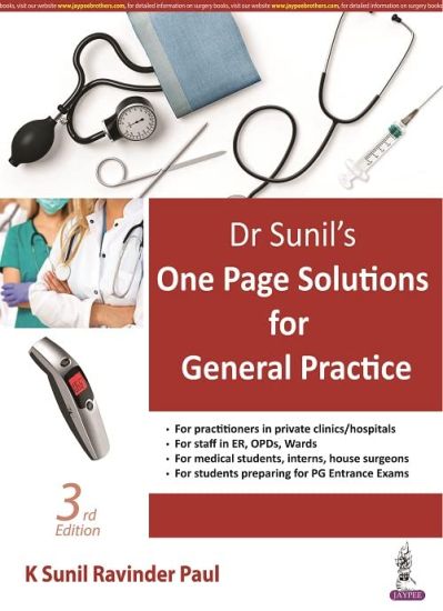 Dr Sunil's One Page Solutions for General Practice