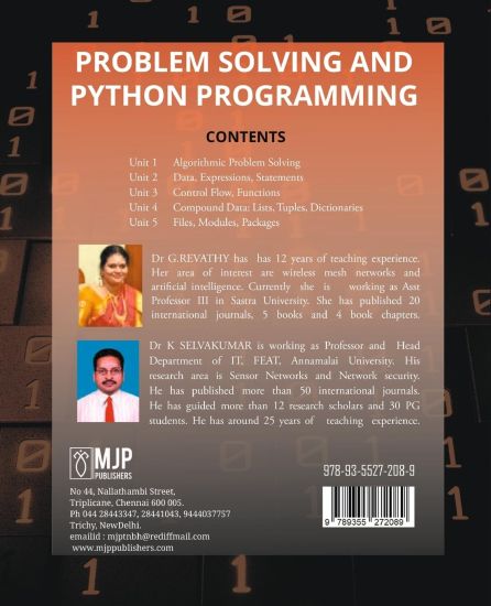 Problem Solving and Python Programming