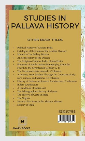 Studies In Pallava History