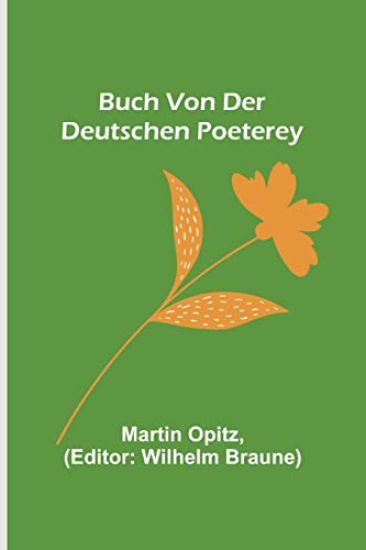 Buch von der Deutschen Poeterey