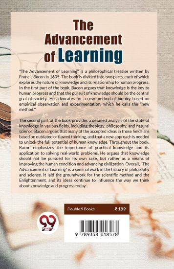 The Advancement of Learning